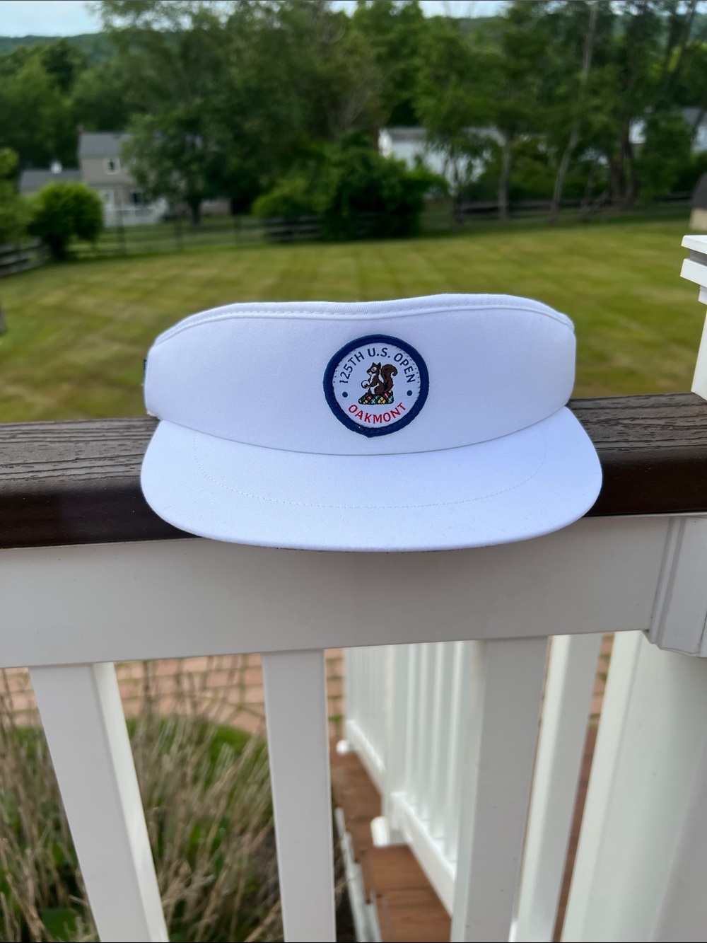 125th U.S. Open Oakmont White Visor